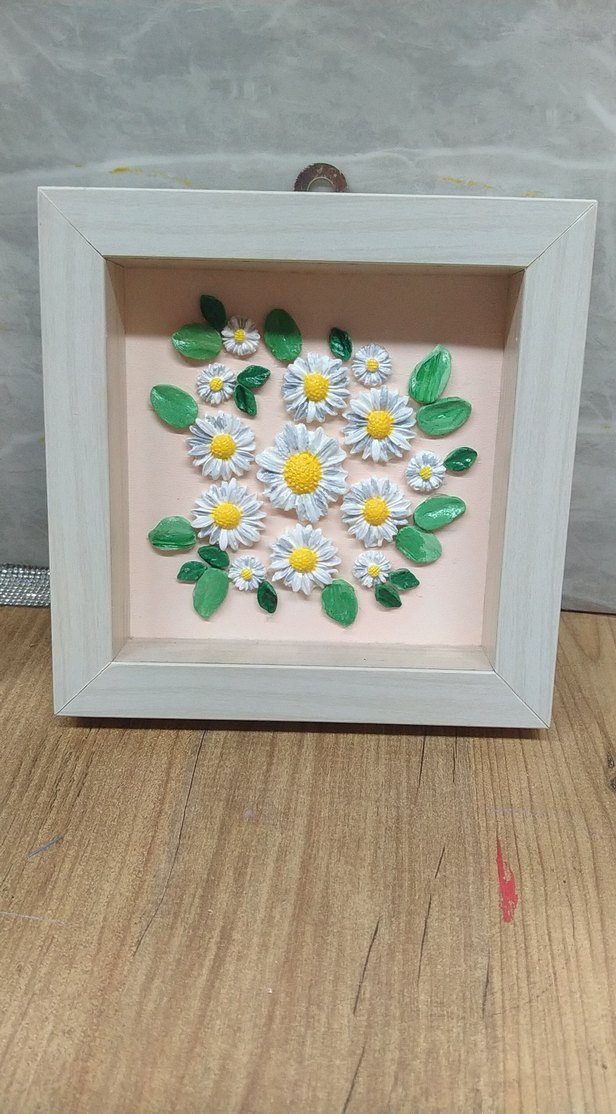 Renkli Çiçekli Beyaz Çerçeve Seti - Görsel 3