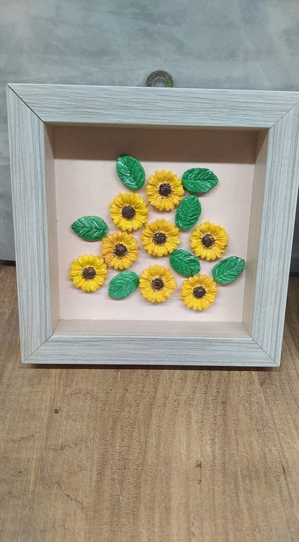 Renkli Çiçekli Beyaz Çerçeve Seti - Görsel 5