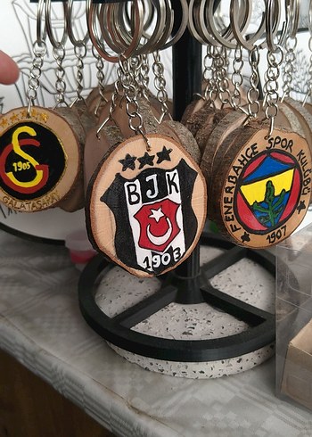 Renkli Bohem Zincirli Harf Anahtarlıklar - Görsel 3