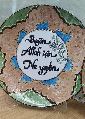 Renkli Dekoratif Seramik Tabaklar - Görsel 3