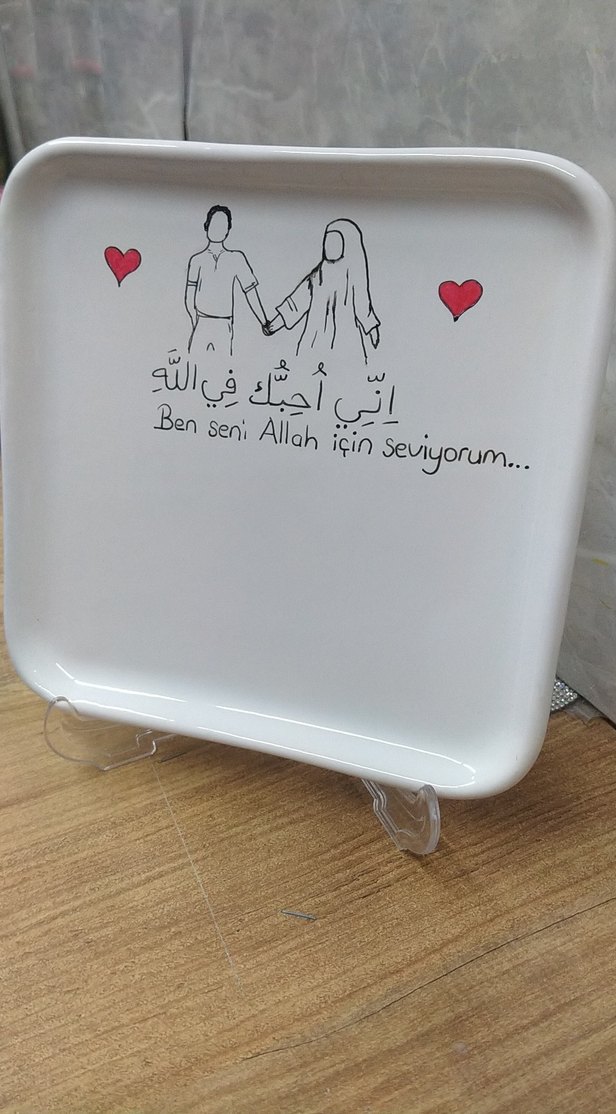 Beyaz seramik kişiye özel İSİM yazılır - Görsel 3