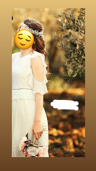 Beyaz save the date elbisesi