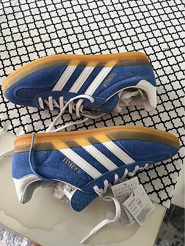 38,5 Beden mavi Renk Adidas GAZELLE