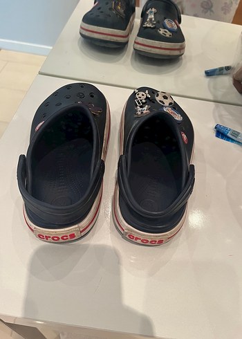 32 Beden lacivert Renk Çocuk CROCS Terlik