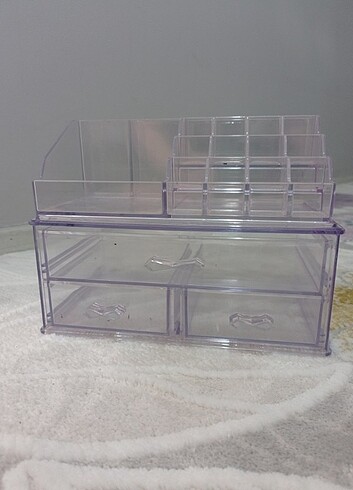 2 katlı makyaj organizer
