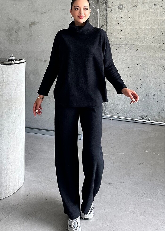 Triko balıkçı yaka takım - Görsel 2