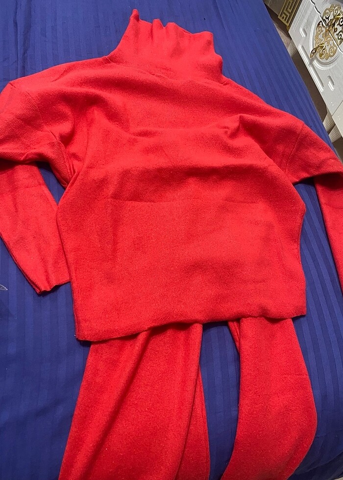 Triko balıkçı yaka takım - Görsel 3