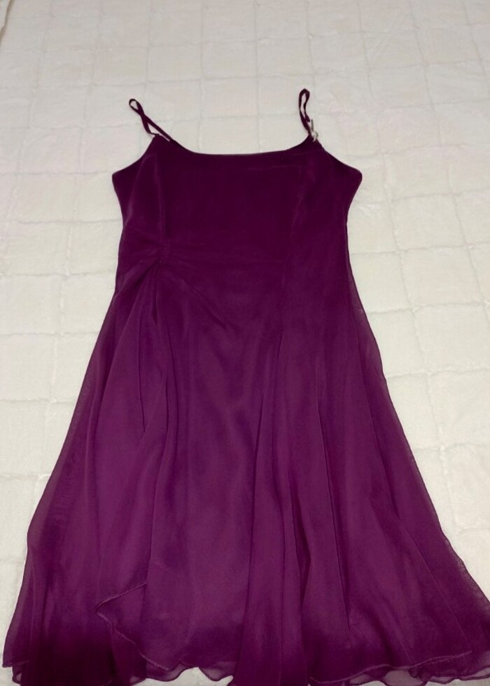 Şifon abiye elbise - Görsel 3