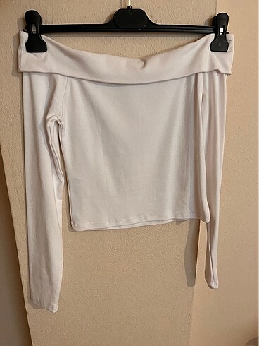 Bershka Bershka kayık yaka top