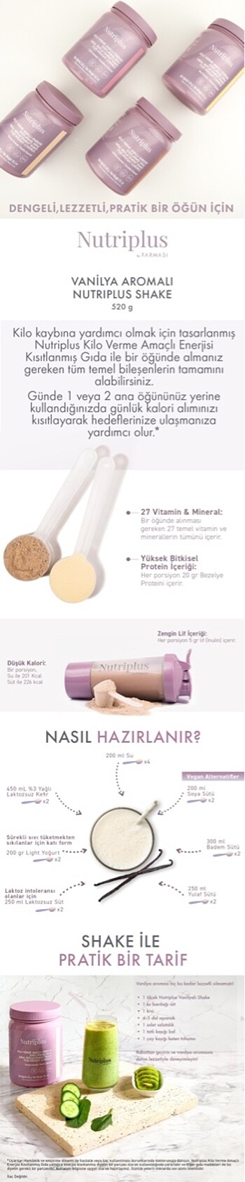 Farmasi Nuteiplus kilo kontrol Shake