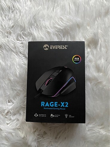 Everese Rampage Rage-X2 Gaming Mouse 6400-8000DPİ