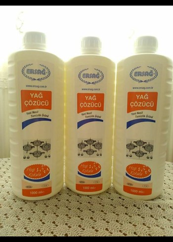 Ersağ Yağ Çözücü 1000 ml 3 ADET