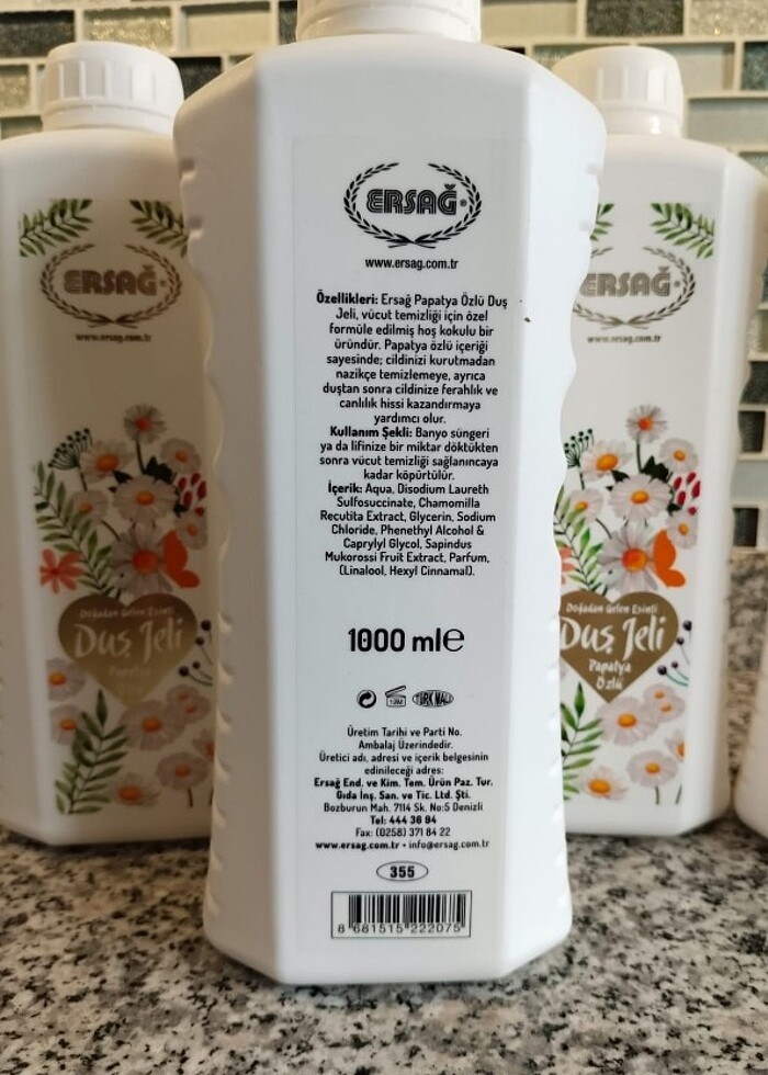 ERSAĞ papatya özlü duş jeli ADET - Görsel 2