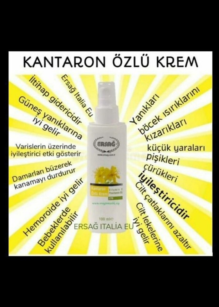 Ersağ kantaron özlü krem ADET  - Görsel 2