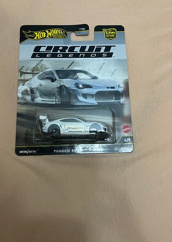 Hot Wheels Circuit Legends Beyaz ve Gri Oyuncak Araba