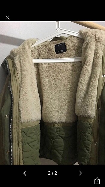 Bershka Bershka yeşil mont