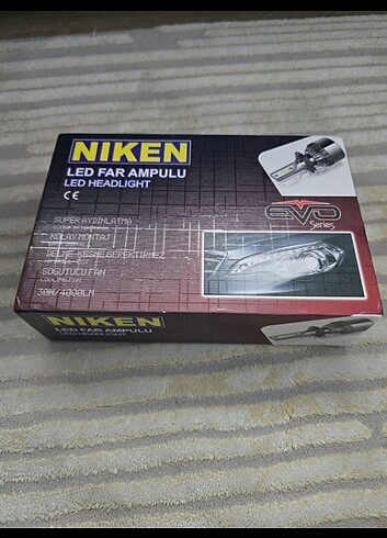 Beden beyaz Renk Nikel H15 Led Xenon Evo Far Takımı