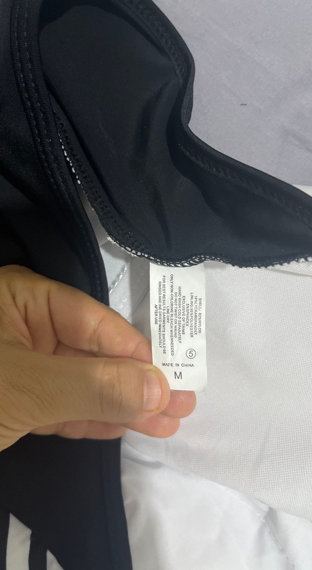 Merry See Desenli Siyah Strappy Kadın Mayo - Görsel 4