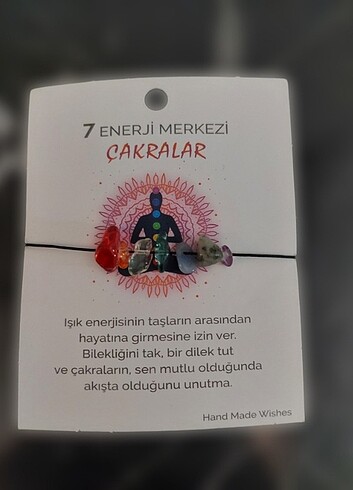 7 Enerji Merkezi Çakralar Bileklik