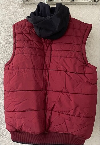 l Beden bordo Renk LC WAIKIKI MARKA ERKEK ŞİŞME YELEK