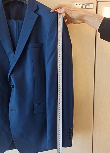 LACİVERT TAKIM ELBİSE. 1 kere kullanıldı - Görsel 4