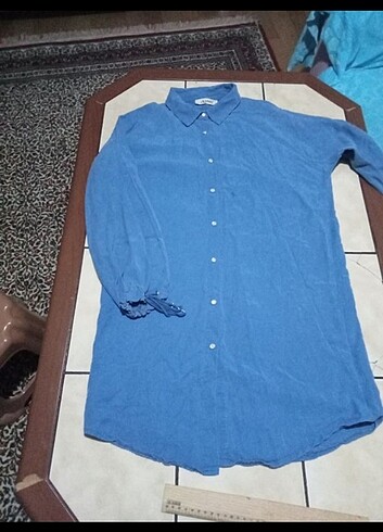 Pantolon üstü uzun gomlek