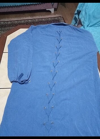 36 Beden Pantolon üstü uzun gomlek