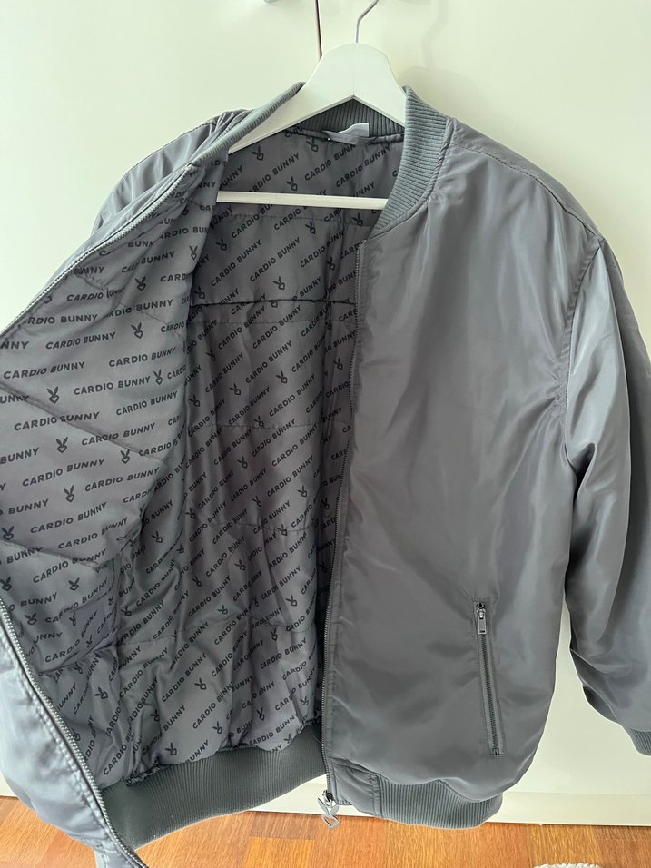 Gri Kadın Midi Streetwear Ceket - Görsel 3