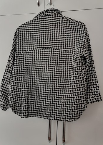m Beden gri Renk Düğmeli Gri Kadın Salaş Streetwear Gömlek