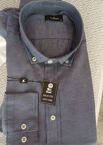 Erkek Regular Fit Denim Gömlek - Görsel 5