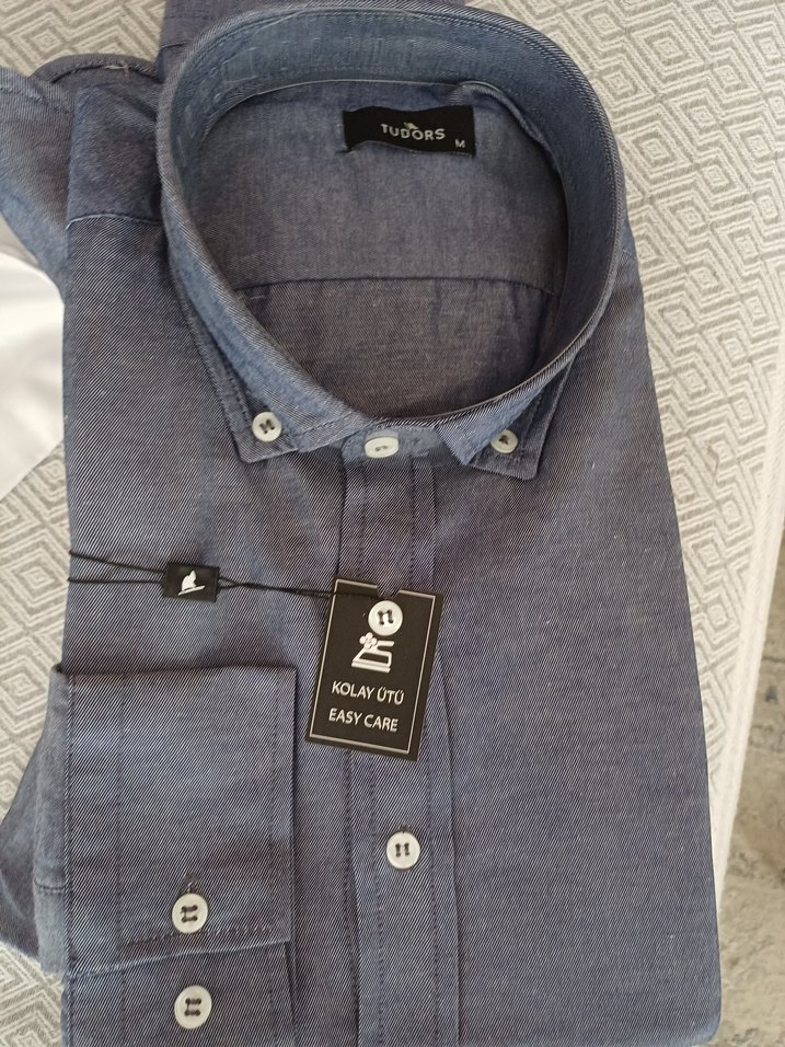 Erkek Regular Fit Denim Gömlek - Görsel 5