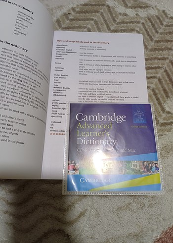 Redhouse Yeni Elsözlüğü ve Cambridge Dictionary - Görsel 5