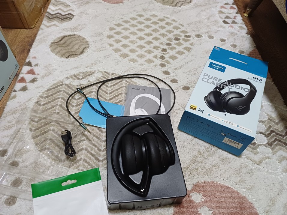 Kablosuz Siyah Kulaklık anker soundcore i10 - Görsel 5