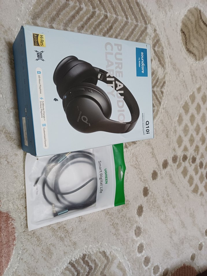 Soundcore Q10i Kablosuz Kulaklık Gri - Görsel 4