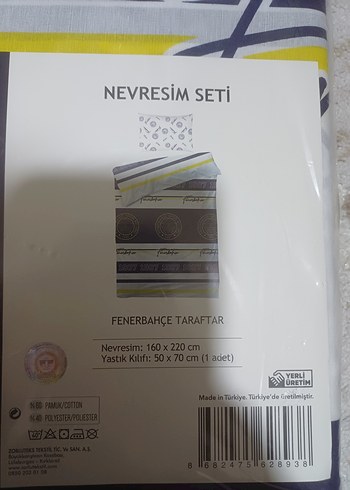 Taç Lisanslı fenerbahçe nevresim - Görsel 4