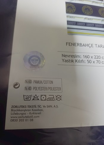 Taç Lisanslı fenerbahçe nevresim - Görsel 5