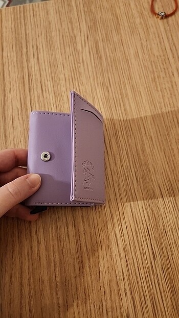 Lila kadın cüzdan - Görsel 4