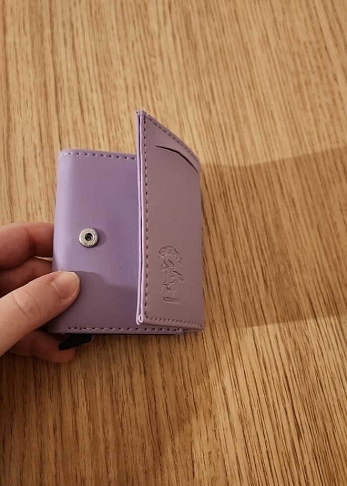Lila kadın cüzdan - Görsel 4