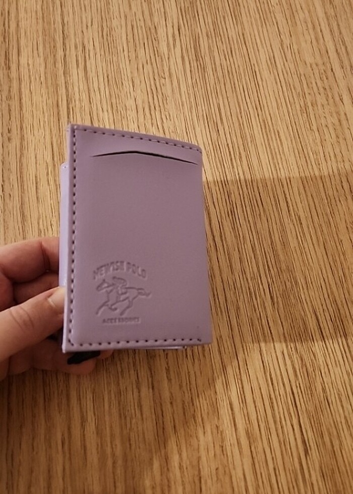 Lila kadın cüzdan - Görsel 5