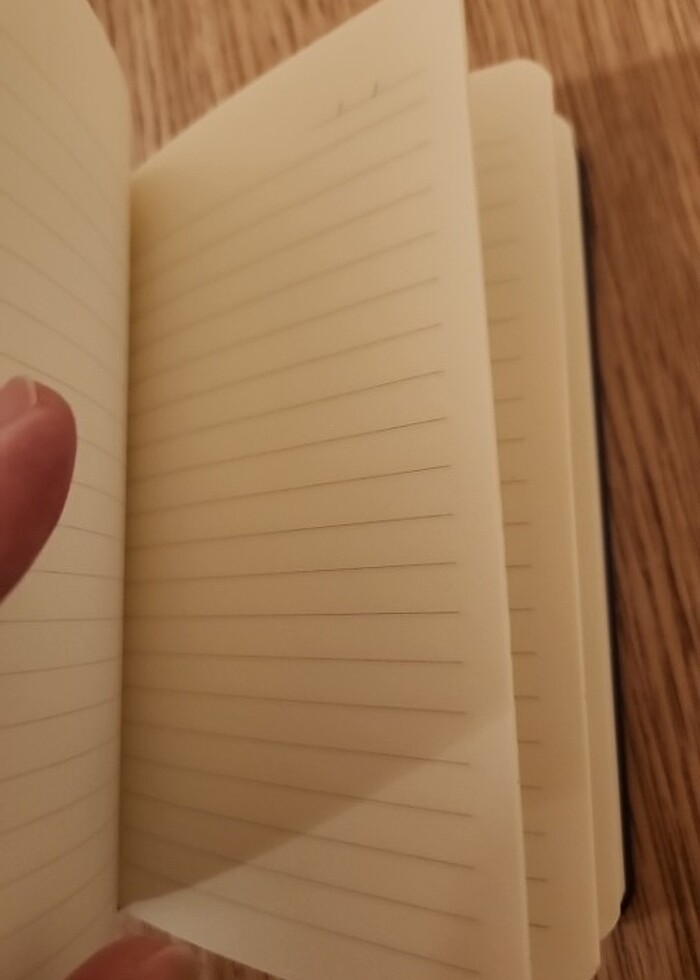 Siyah renk çizgili defter - Görsel 3