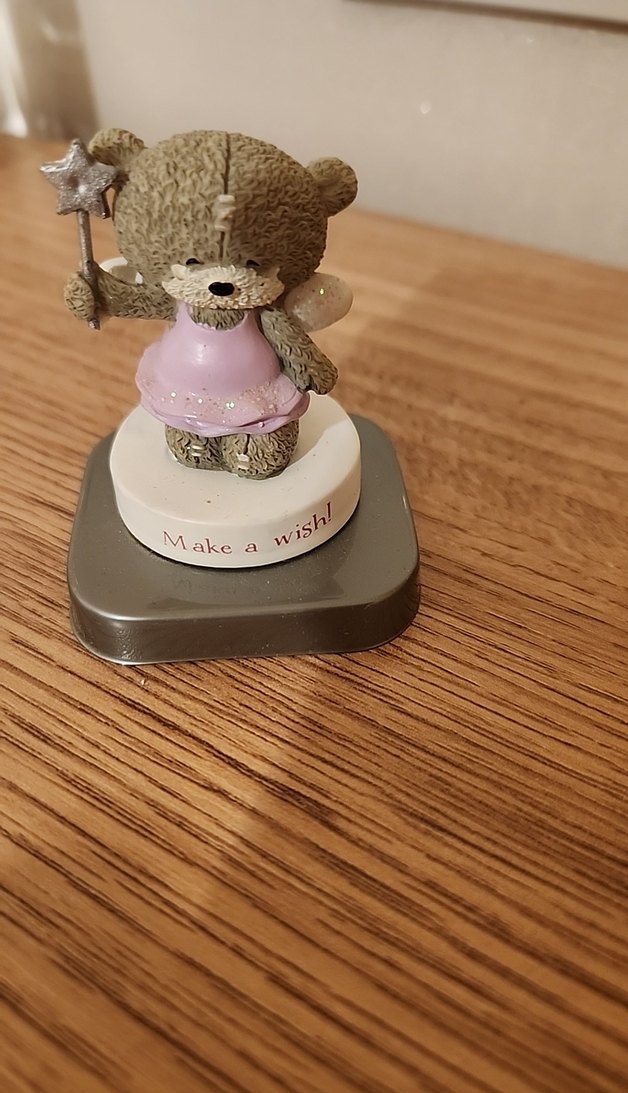 Bej Pastel Ayıcık Figürlü Sihirli Değnek - Görsel 3