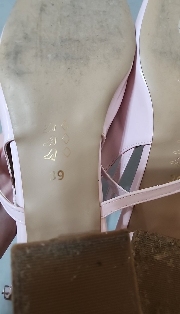 Pembe Pastel Tokalı Stiletto Kadın Babet - Görsel 2