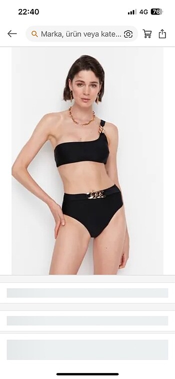 Tek omuz bikini üstü