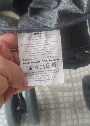 9- 18 kg Beden gri Renk Gri Çift Bebek Arabası