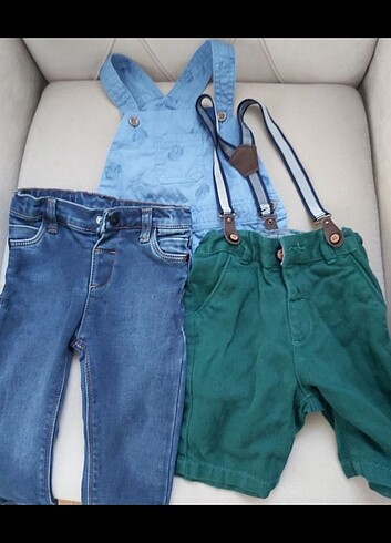 12-18 Ay Beden Lcw marka jean ve ikili salopet