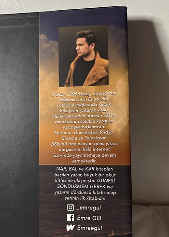 Güneşi Söndürmem Gerek - Emre Gül - Görsel 3