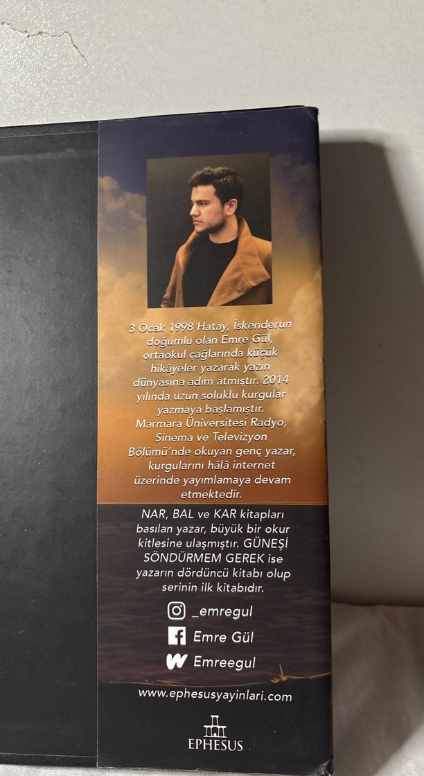 Güneşi Söndürmem Gerek - Emre Gül - Görsel 3