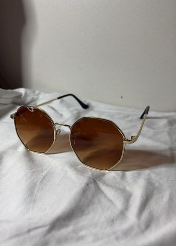 Kadın Parlak Kahverengi Şeffaf Gözlük - Görsel 2