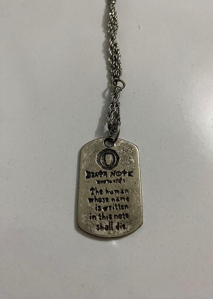 Death Note kolye - Görsel 2