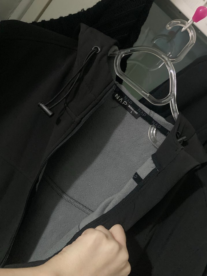 Siyah Fermuarlı Erkek Midi Yağmurluk - Görsel 2